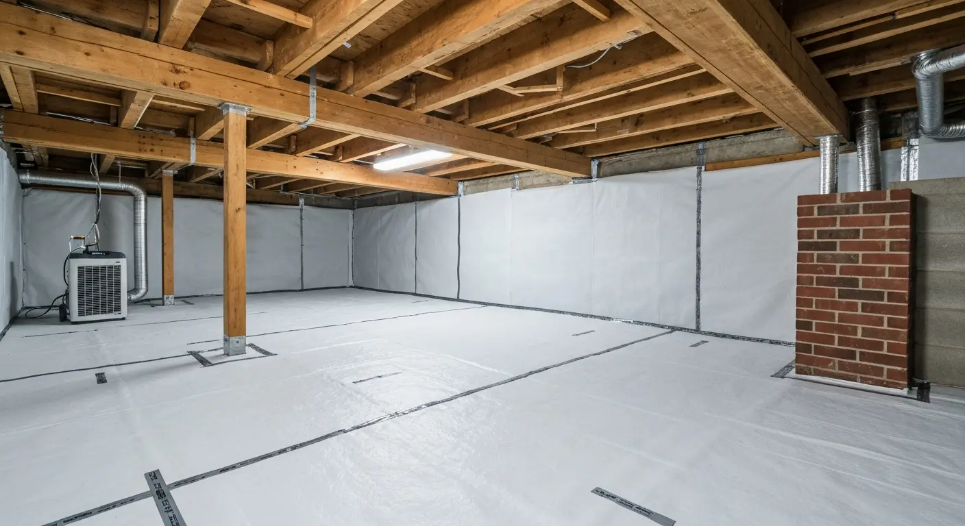 Crawlspace encapsulation project