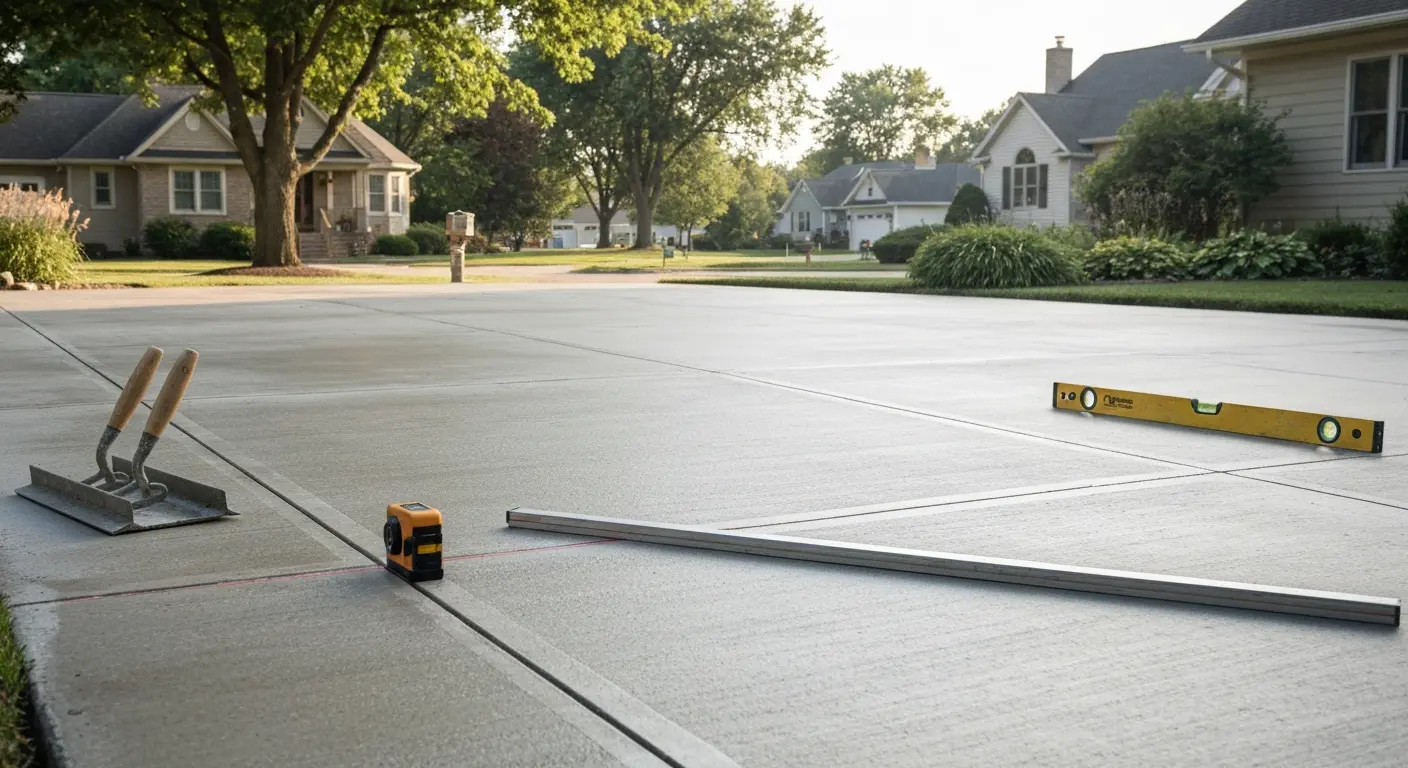 Concrete leveling service in Harper