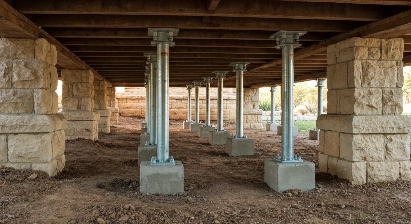 Foundation pier installation