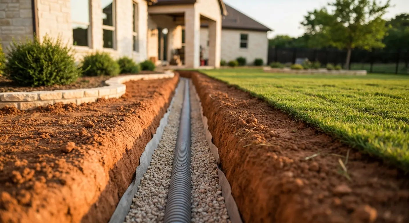 Drainage installation