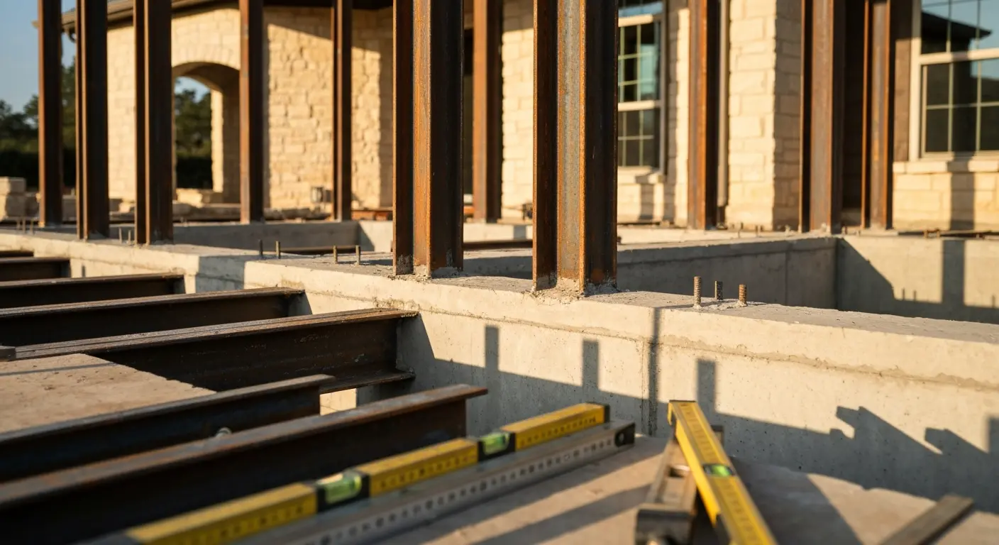 Structural repair in progress