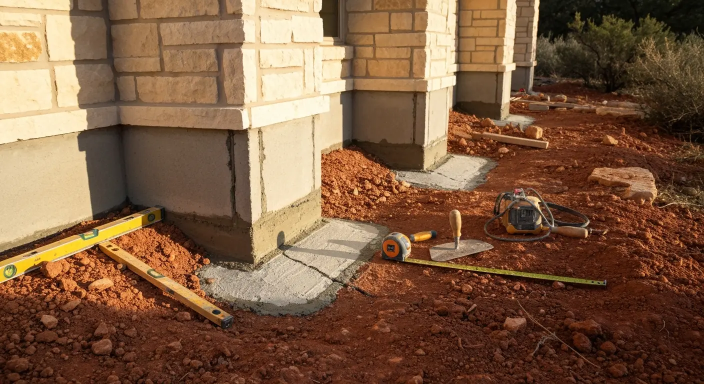 Foundation repair work