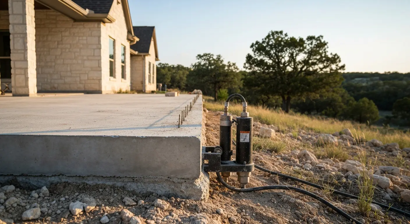 Foundation repair and concrete lifting service