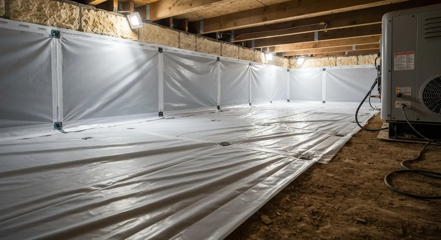Crawlspace encapsulation project