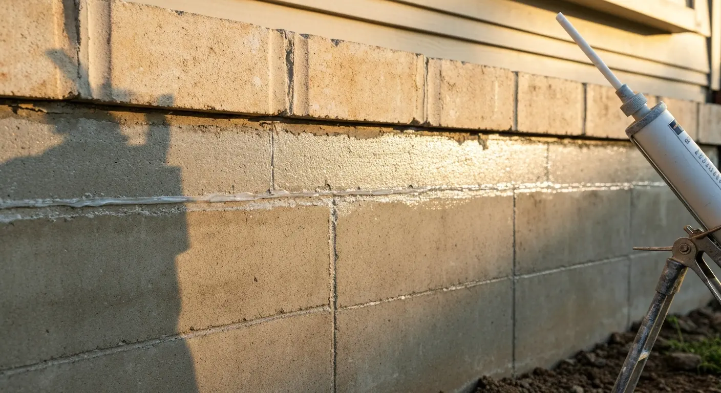 Concrete crack repair