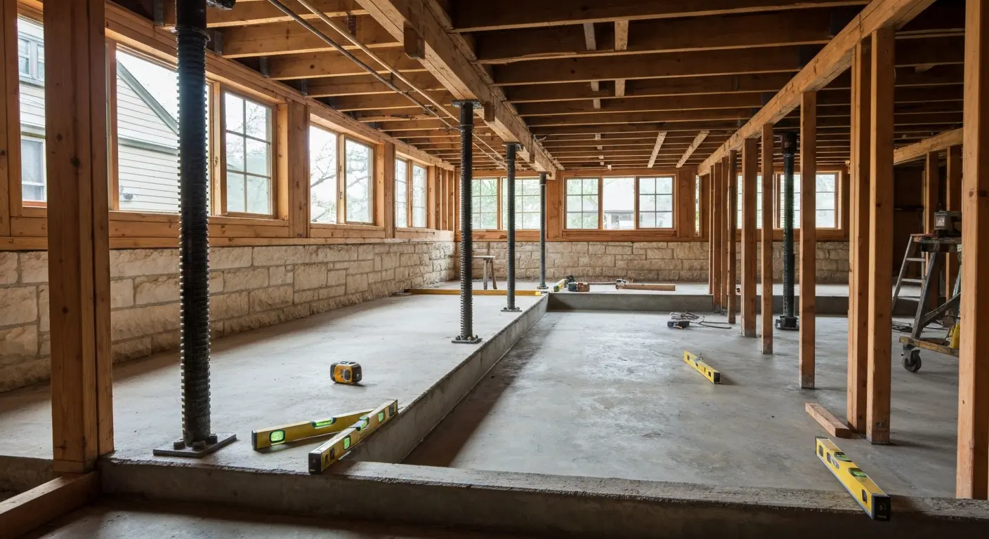 Foundation leveling service