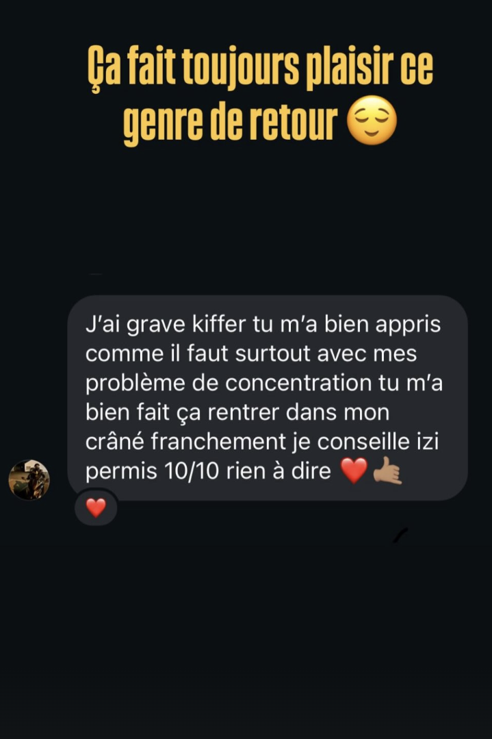Témoignage client : avis 10/10