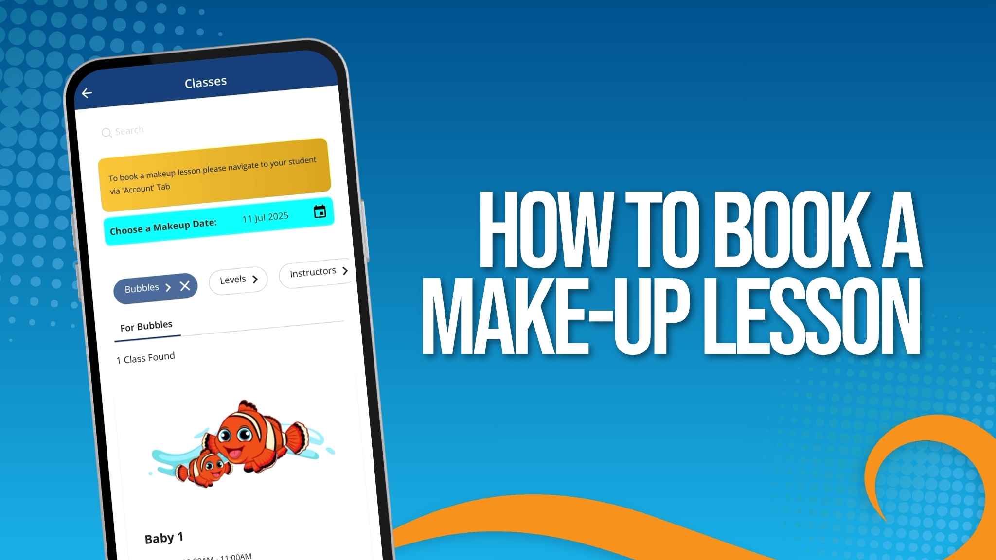 Book a Make-Up Lesson