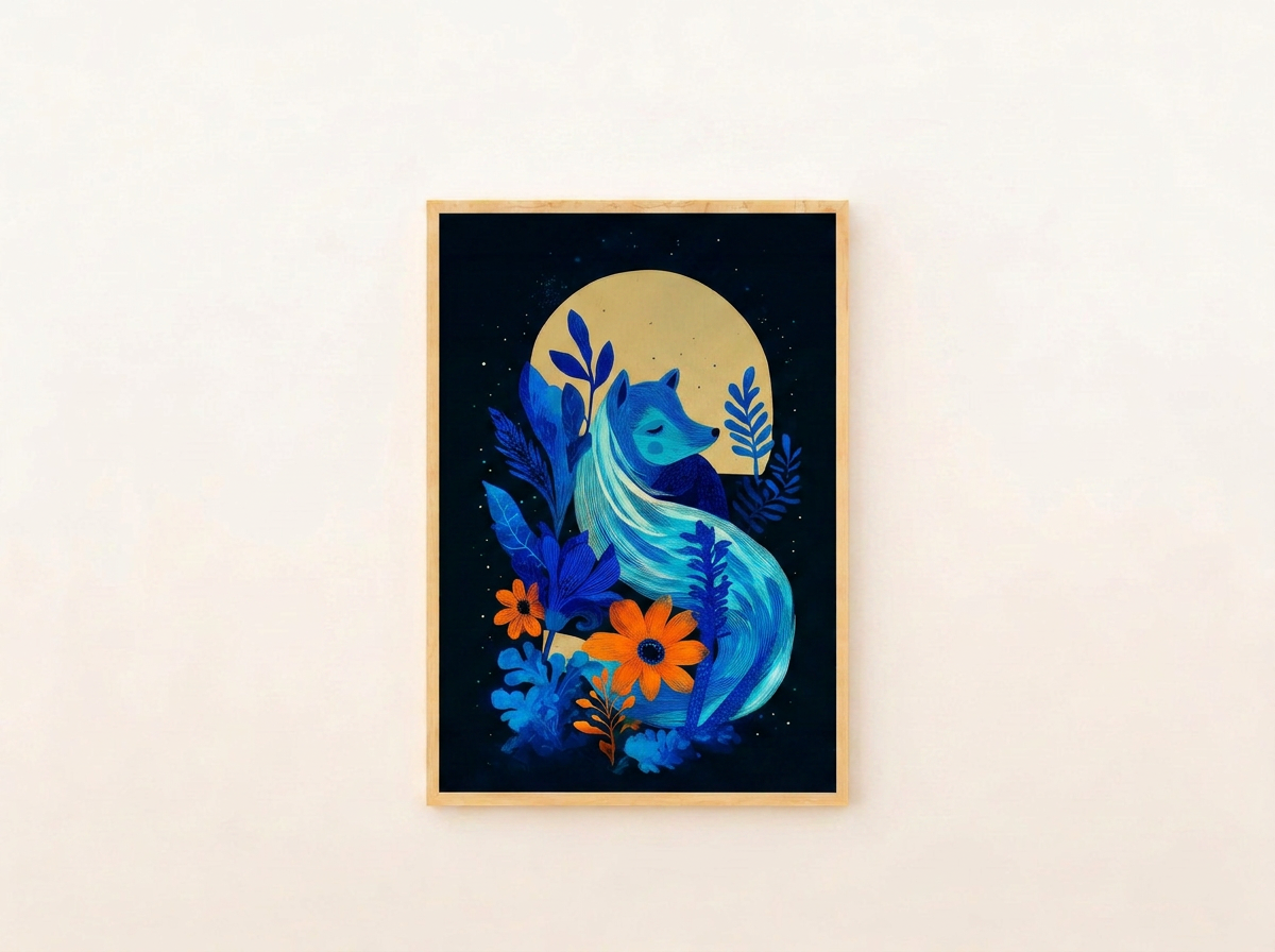 Print artístico de Cabaña