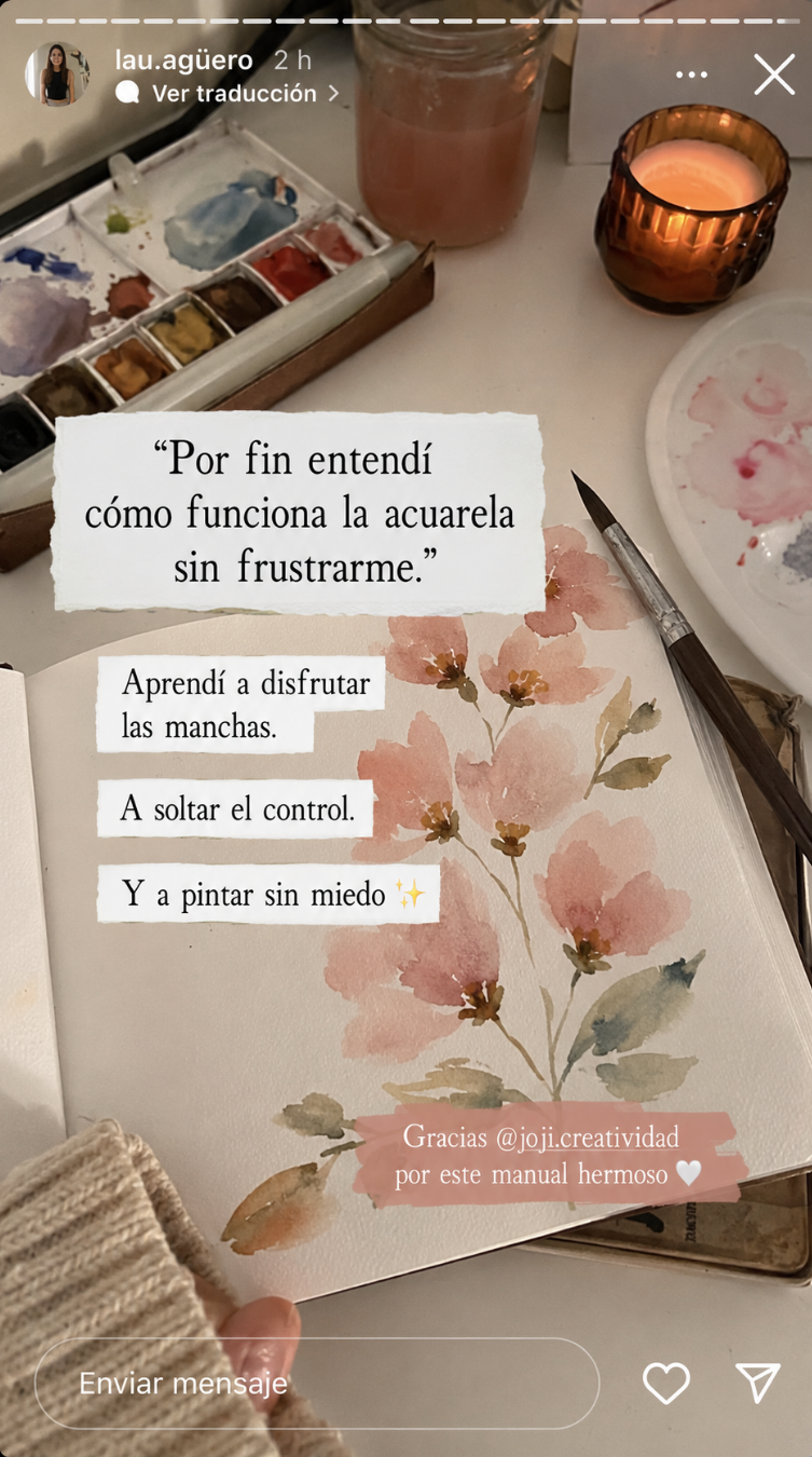 Historia real de Instagram