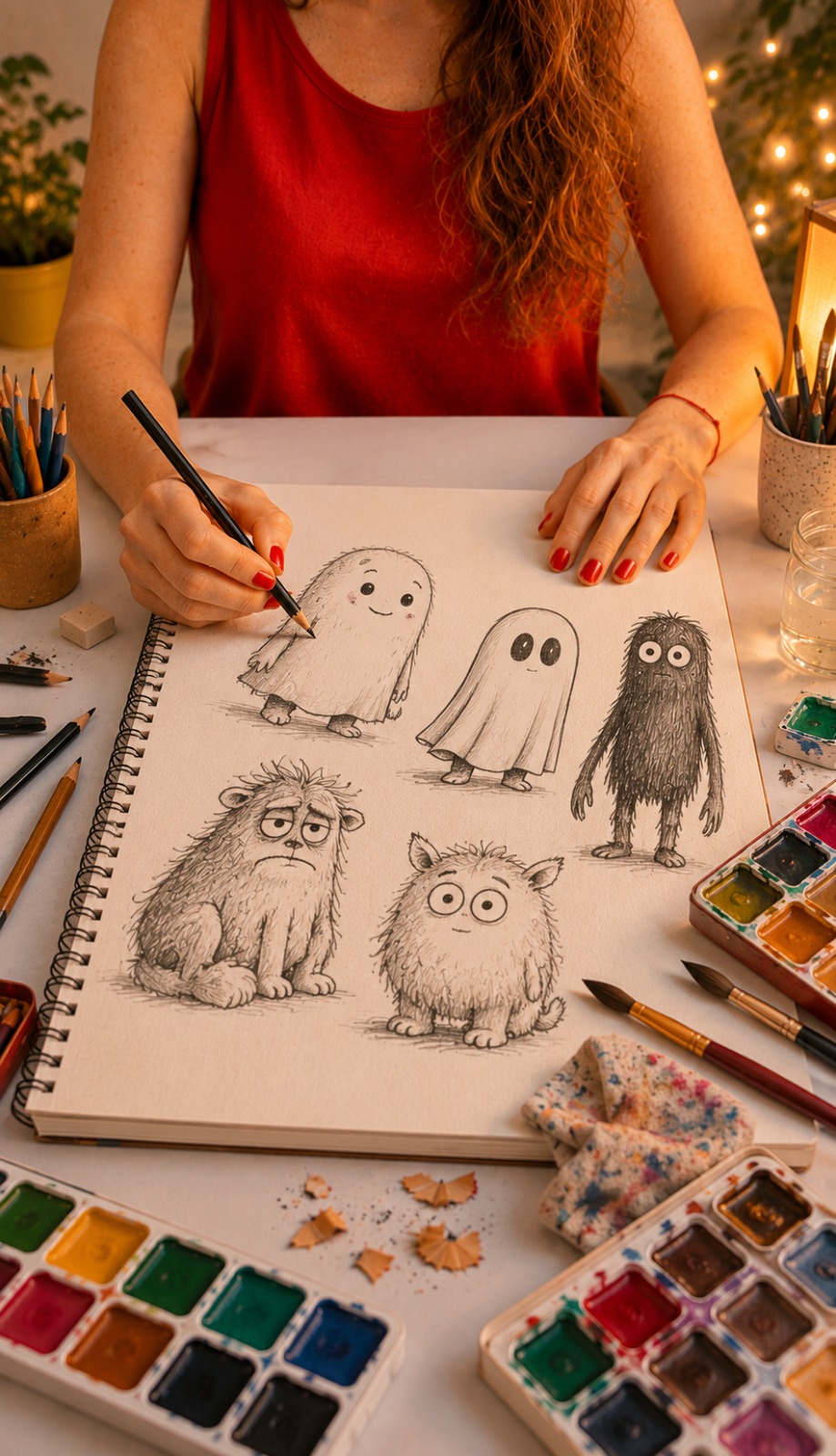 Dibujá y creá personajes