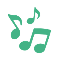 Licensed music included icon