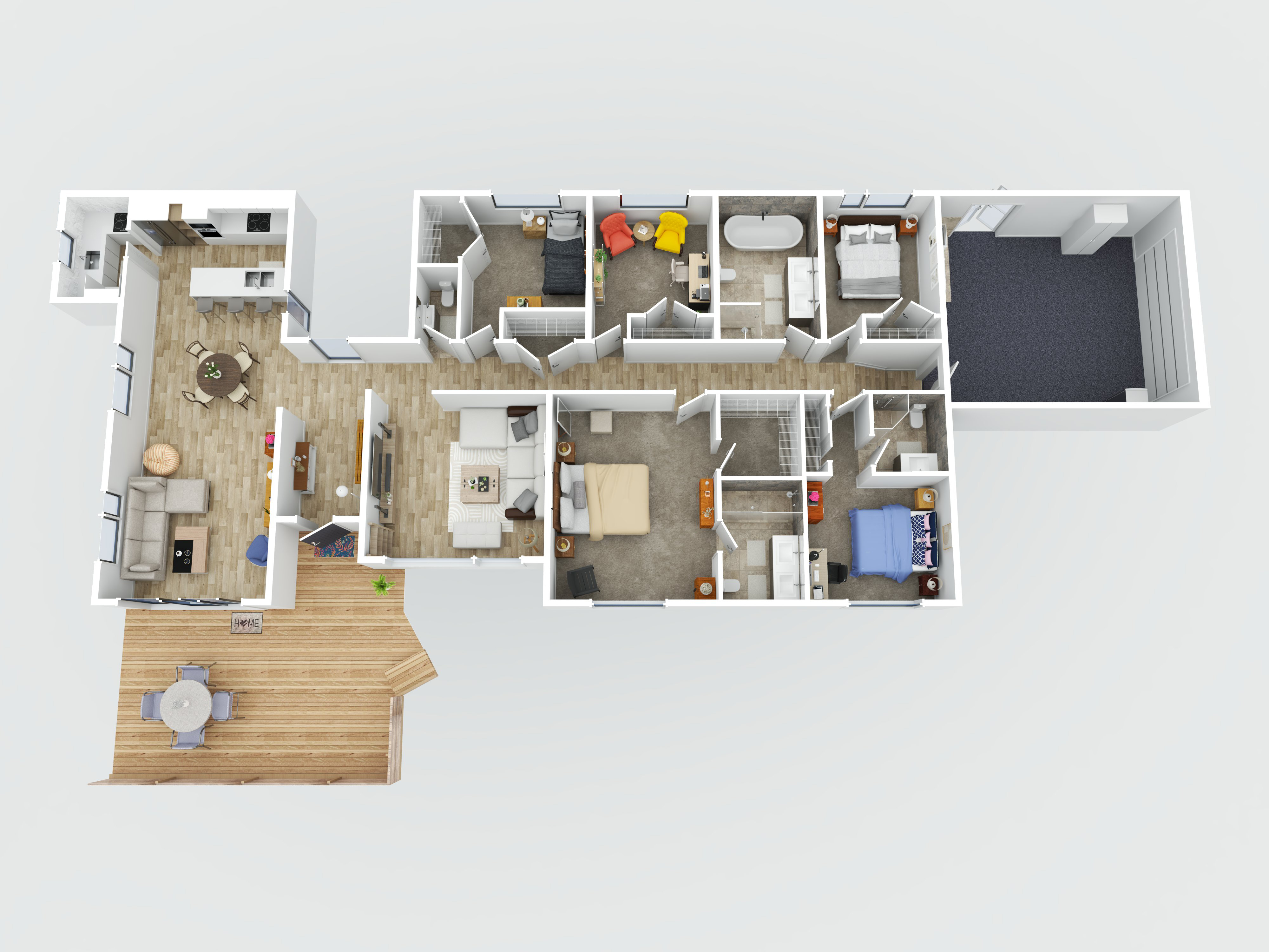 3D floor plan Greenhithe North Shore Auckland