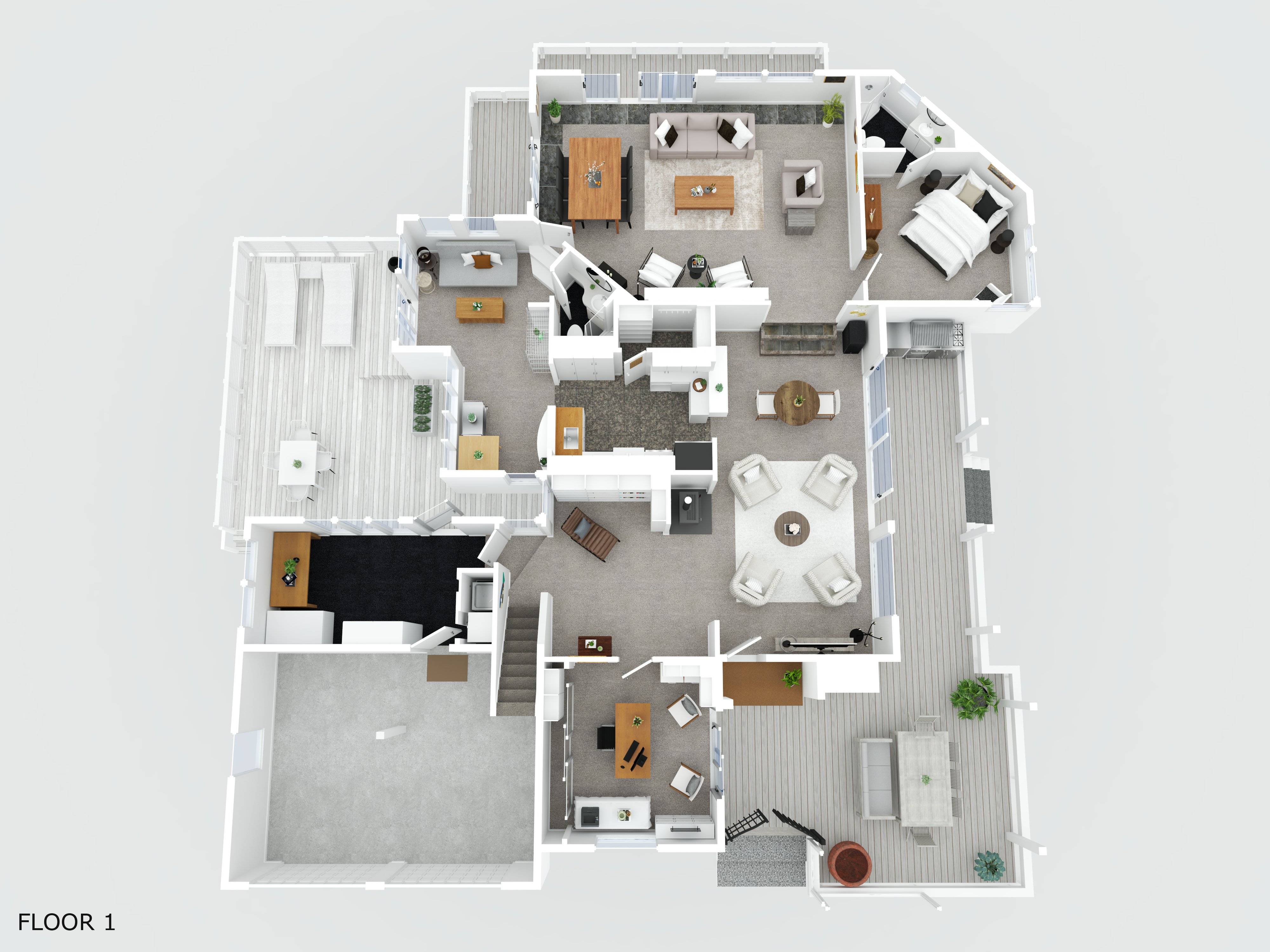 3D floor plan Greenhithe North Shore Auckland