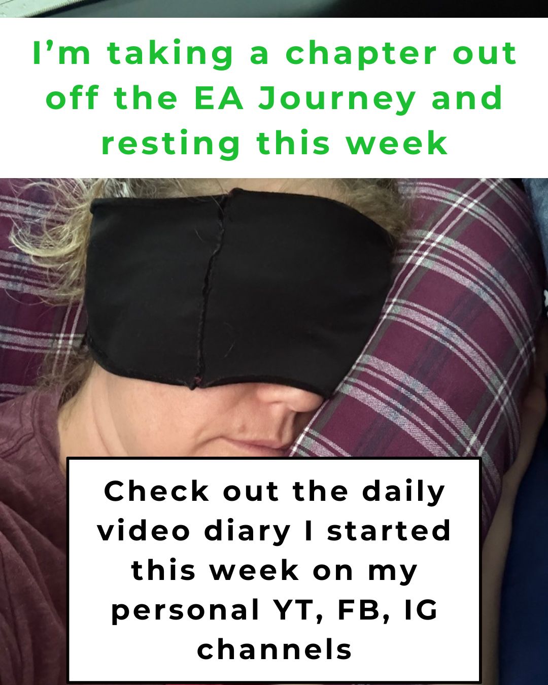 Rest is the journey this week.