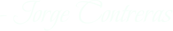 Jorge Contreras signature