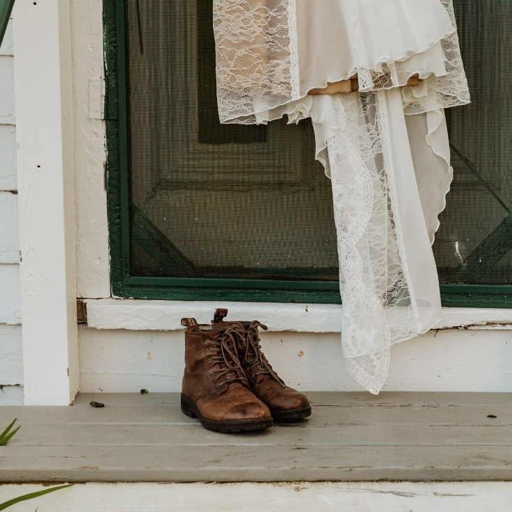 bride getting ready for Cape May picnic elopement with vintage lace dress, coastal cottage, and soft natural light bride getting ready for Cape May picnic elopement with vintage lace dress, coastal cottage, and soft natural light