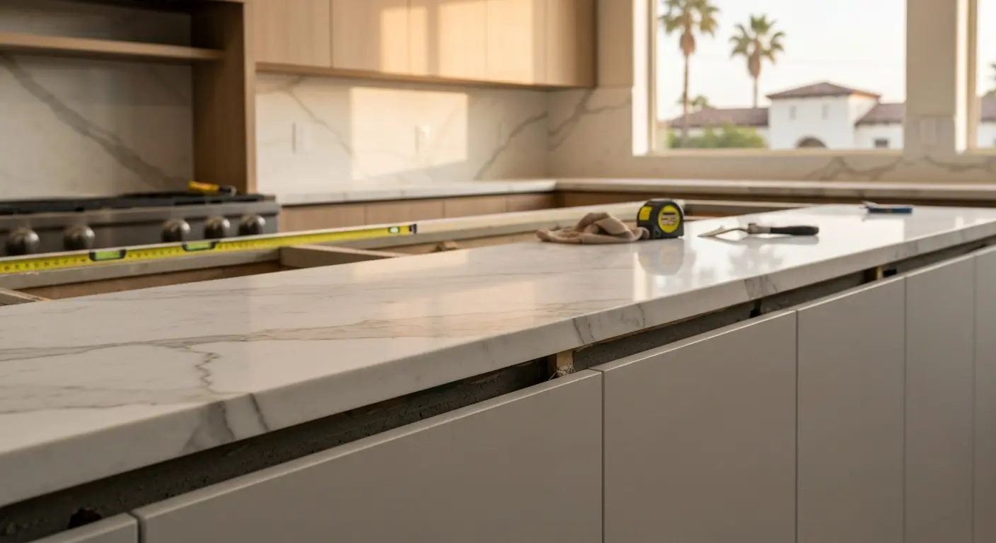 Marble kitchen countertops in Los Angeles
