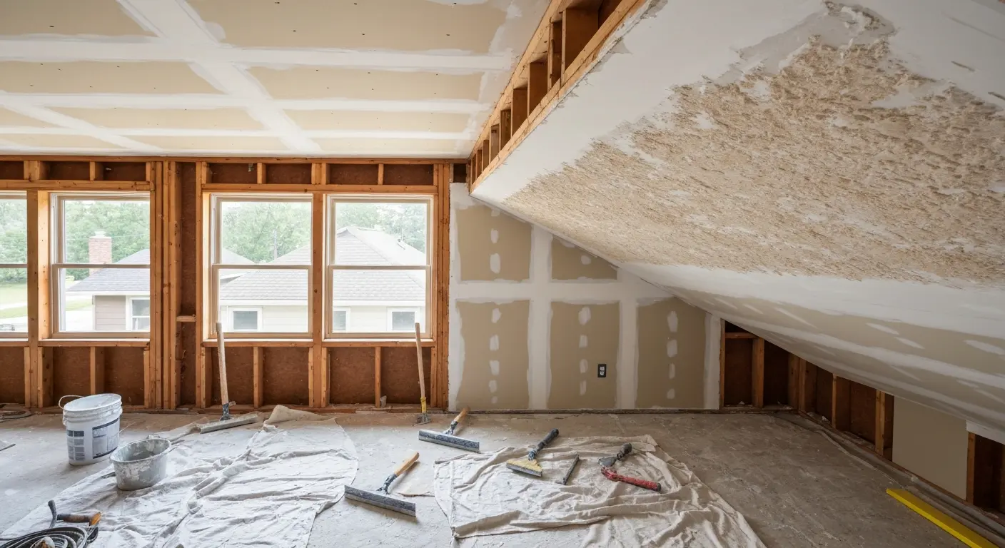 Popcorn ceiling texture