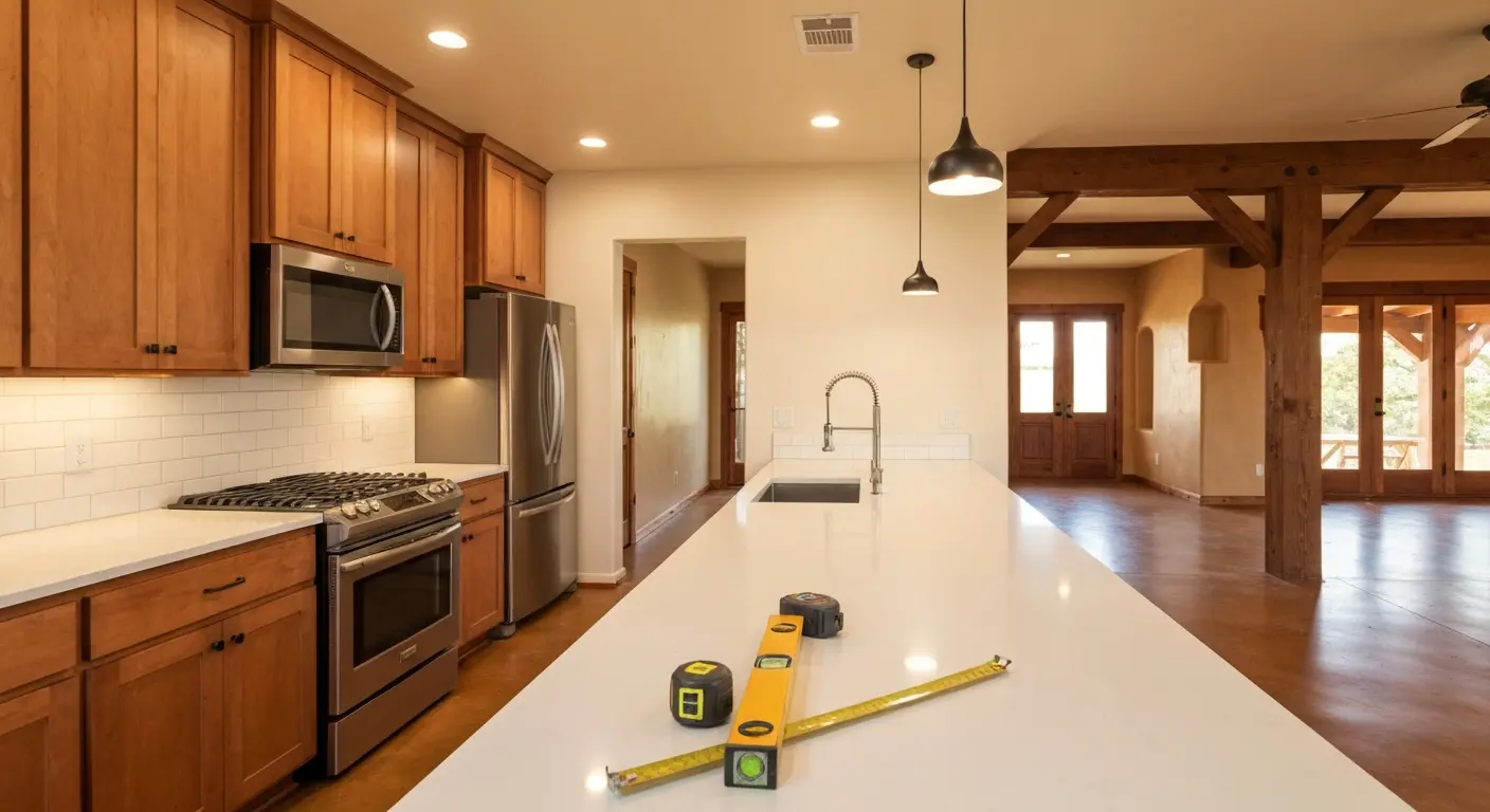 Modern kitchen remodel with open layout