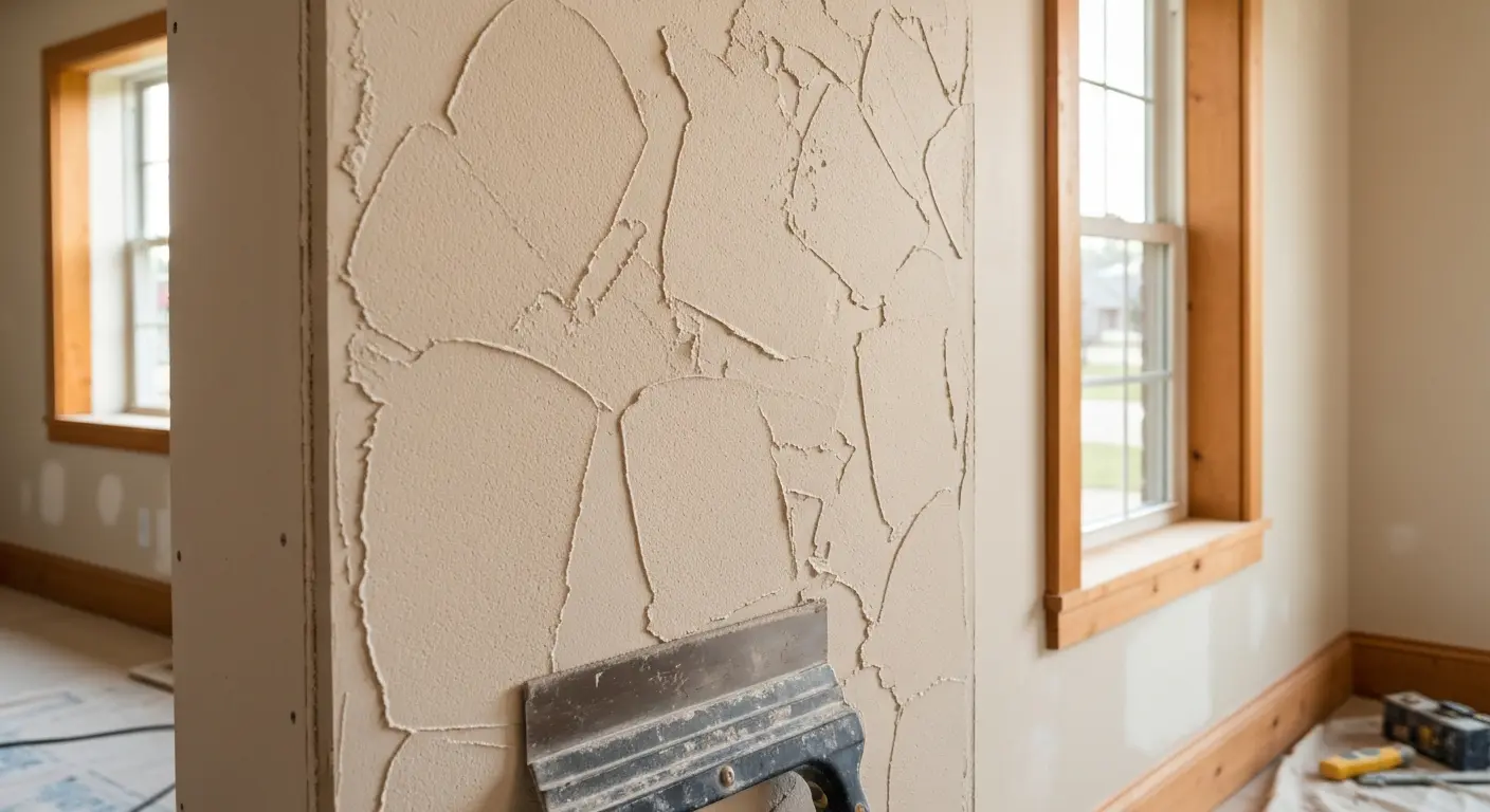 Knockdown texture application