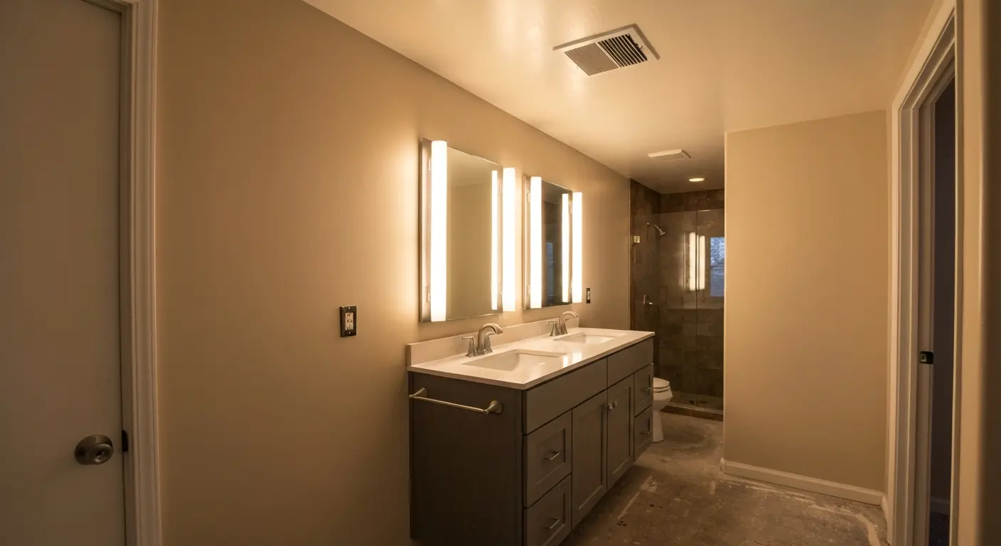 Bathroom lighting fixtures