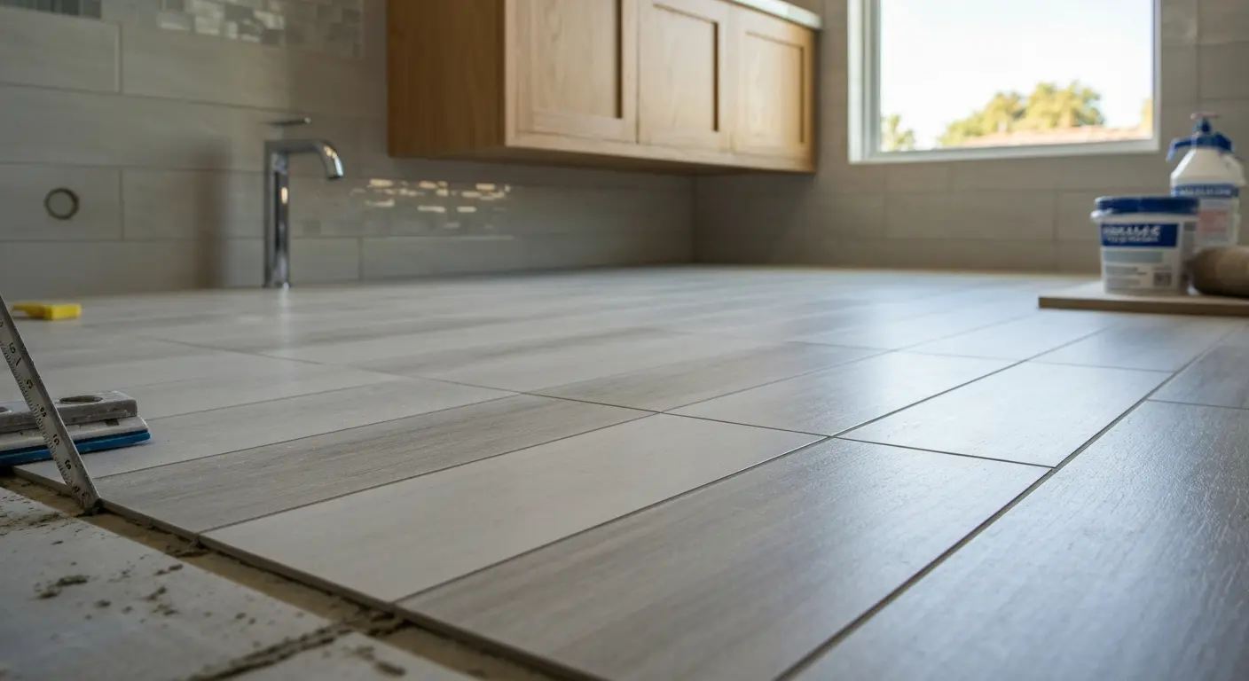 Bathroom flooring project