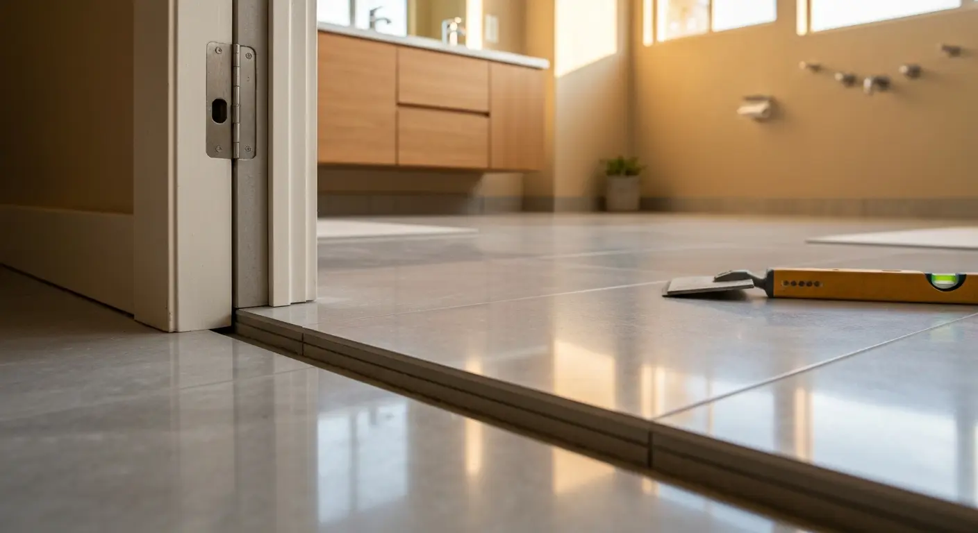 Bathroom flooring tile