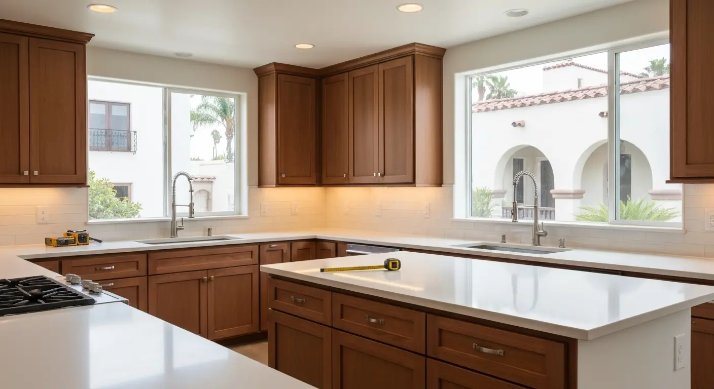 Custom kitchen remodel project