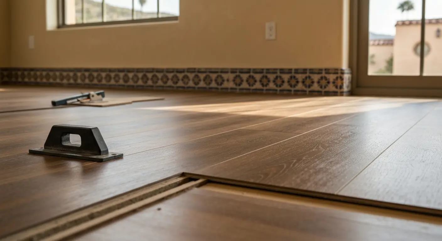 Vinyl flooring project