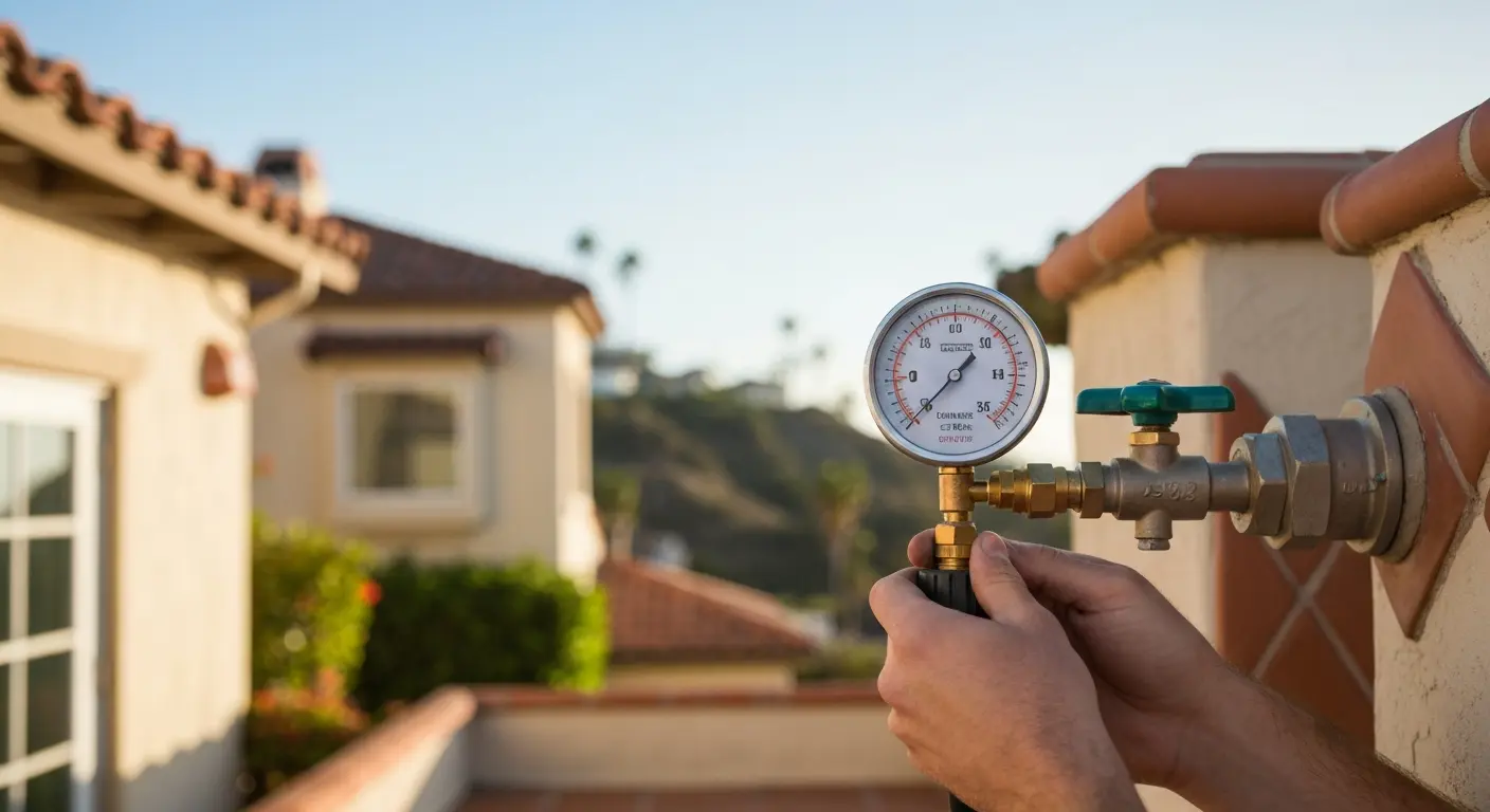 Water pressure testing