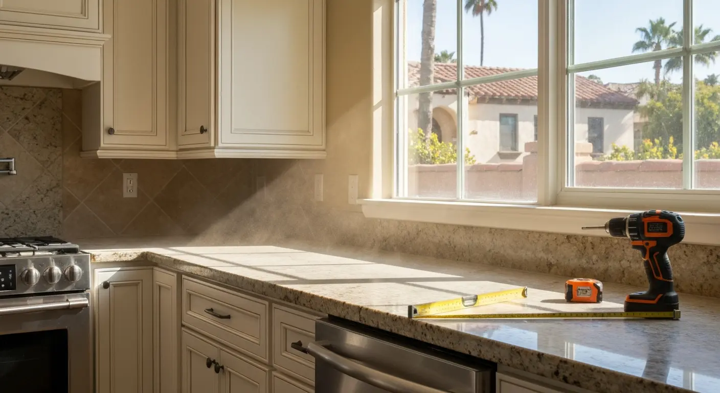 Cabinet installation project