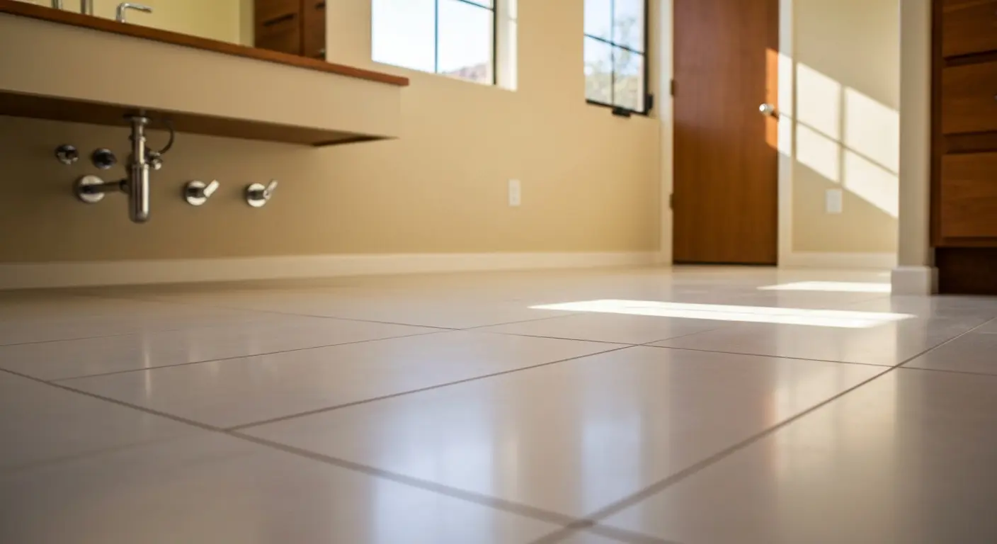 Bathroom flooring project in Culver City
