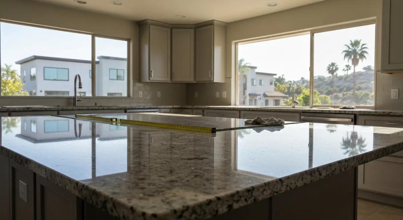 Granite and quartz kitchen countertops