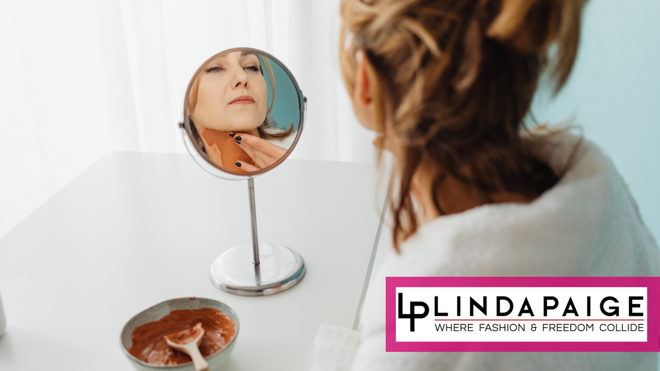 Woman examining her reflection in a mirror, symbolising the moment many women question their identity and wonder why women lose confidence.