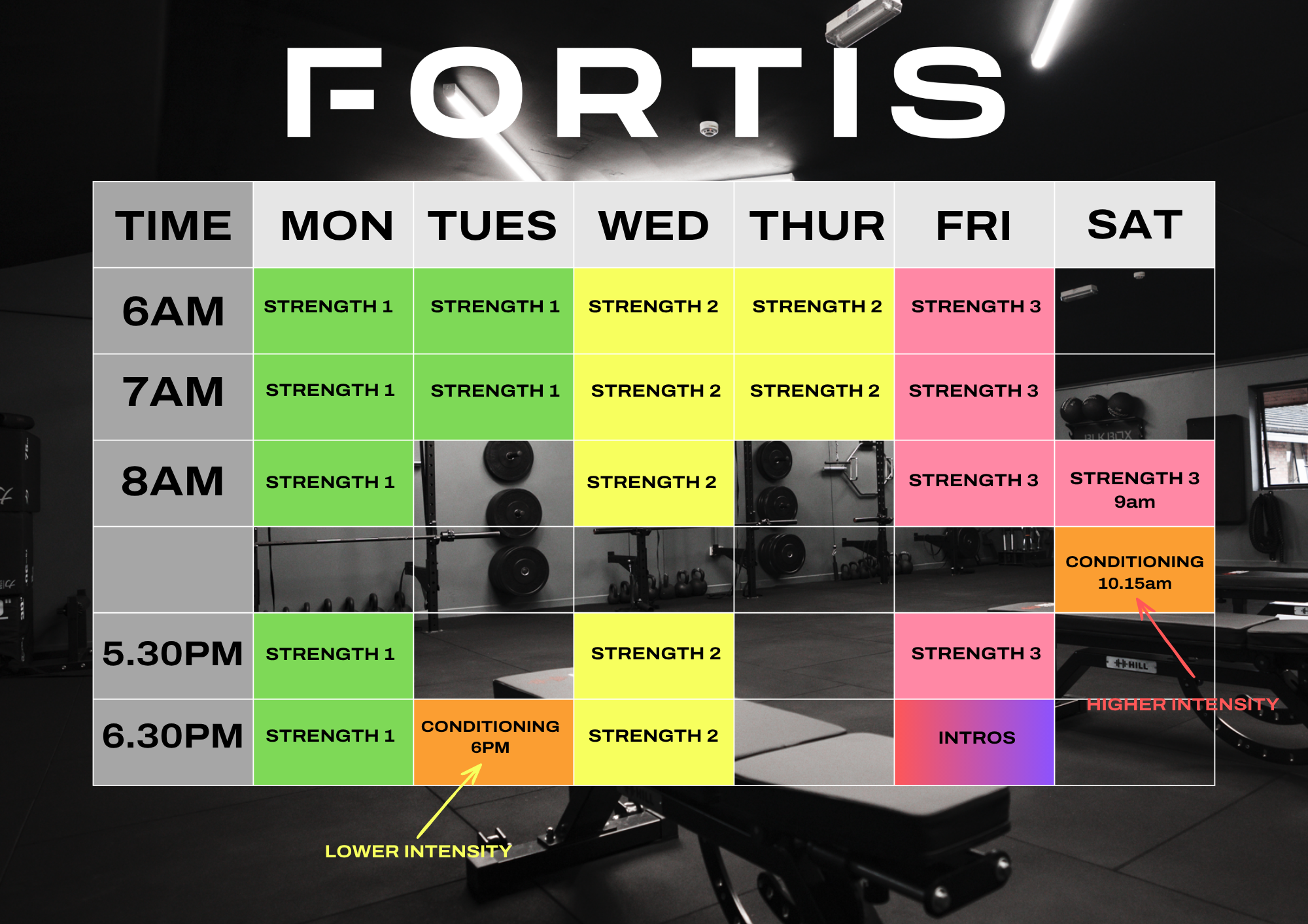 Timetable