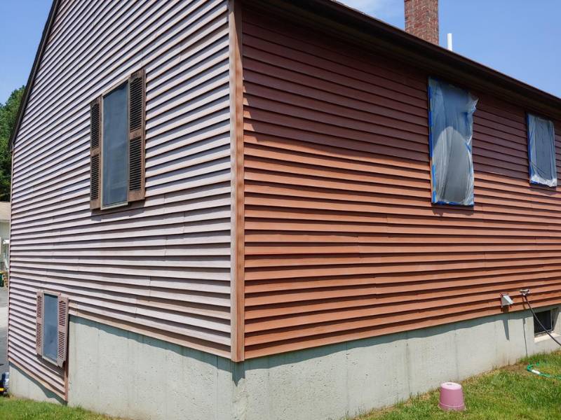 Vinyl siding restoration