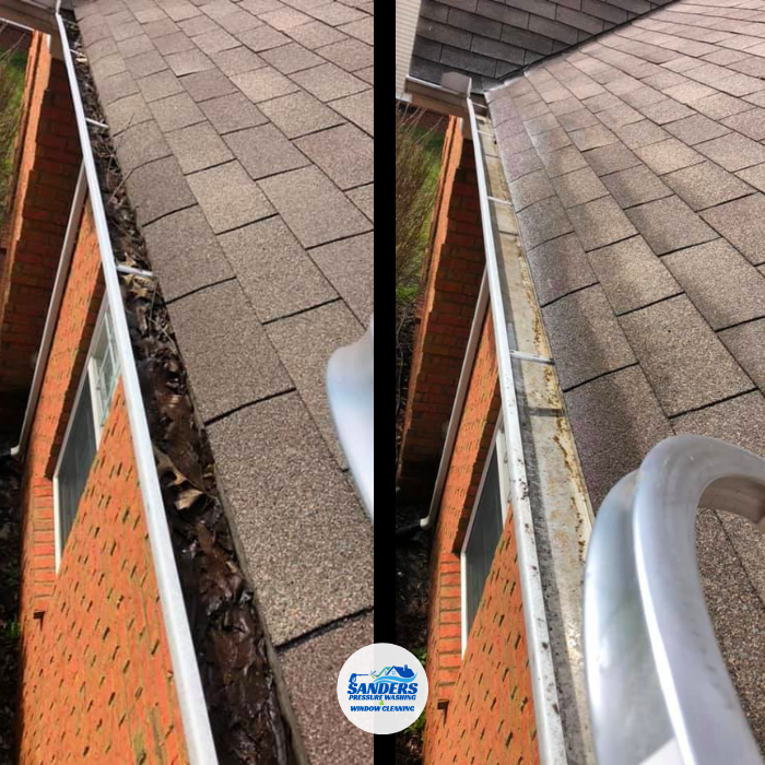 Gutter Cleaning Service by Sanders Pressure Washing & Window Cleaning - Murfreesboro TN
