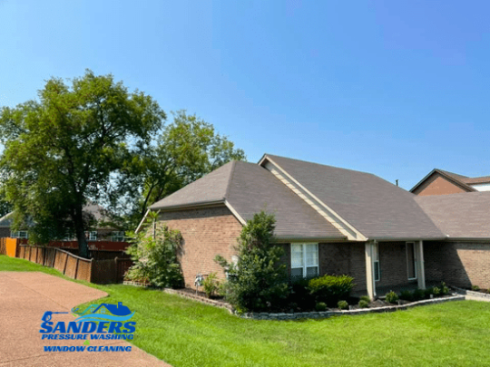 Roof Soft Washing Service by Sanders Pressure Washing & Window Cleaning - Murfreesboro TN