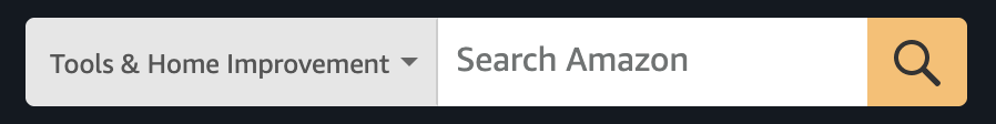 Amazon Search bar Amazon Search bar