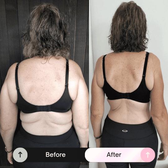 Before and after transformation