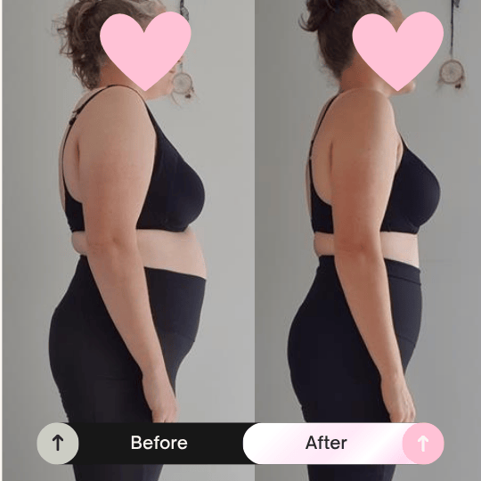 Before and after transformation