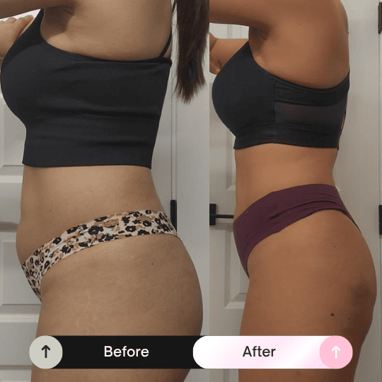 Before and after transformation