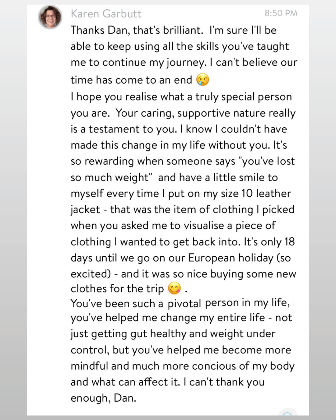 Client message 20