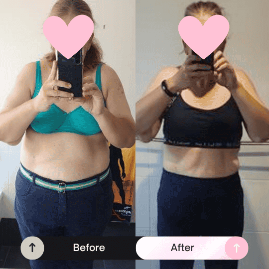 Before and after transformation