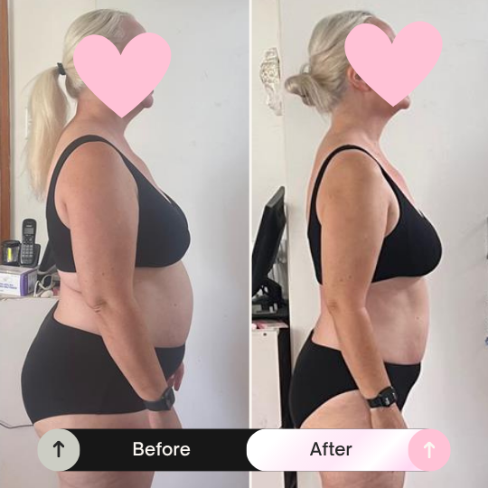 Before and after transformation