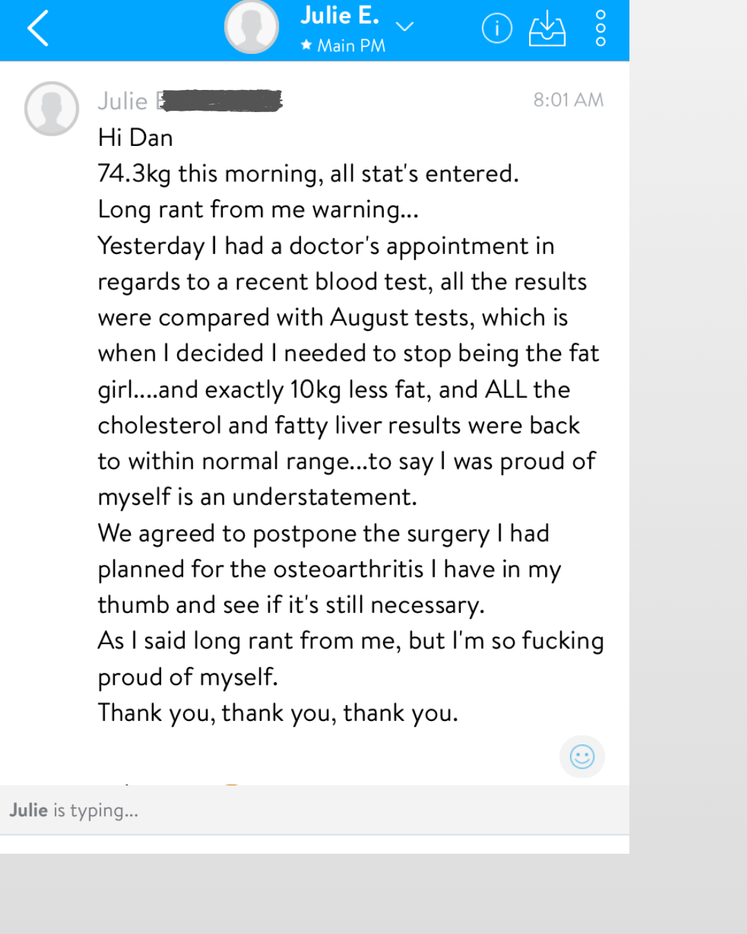 Client message 16