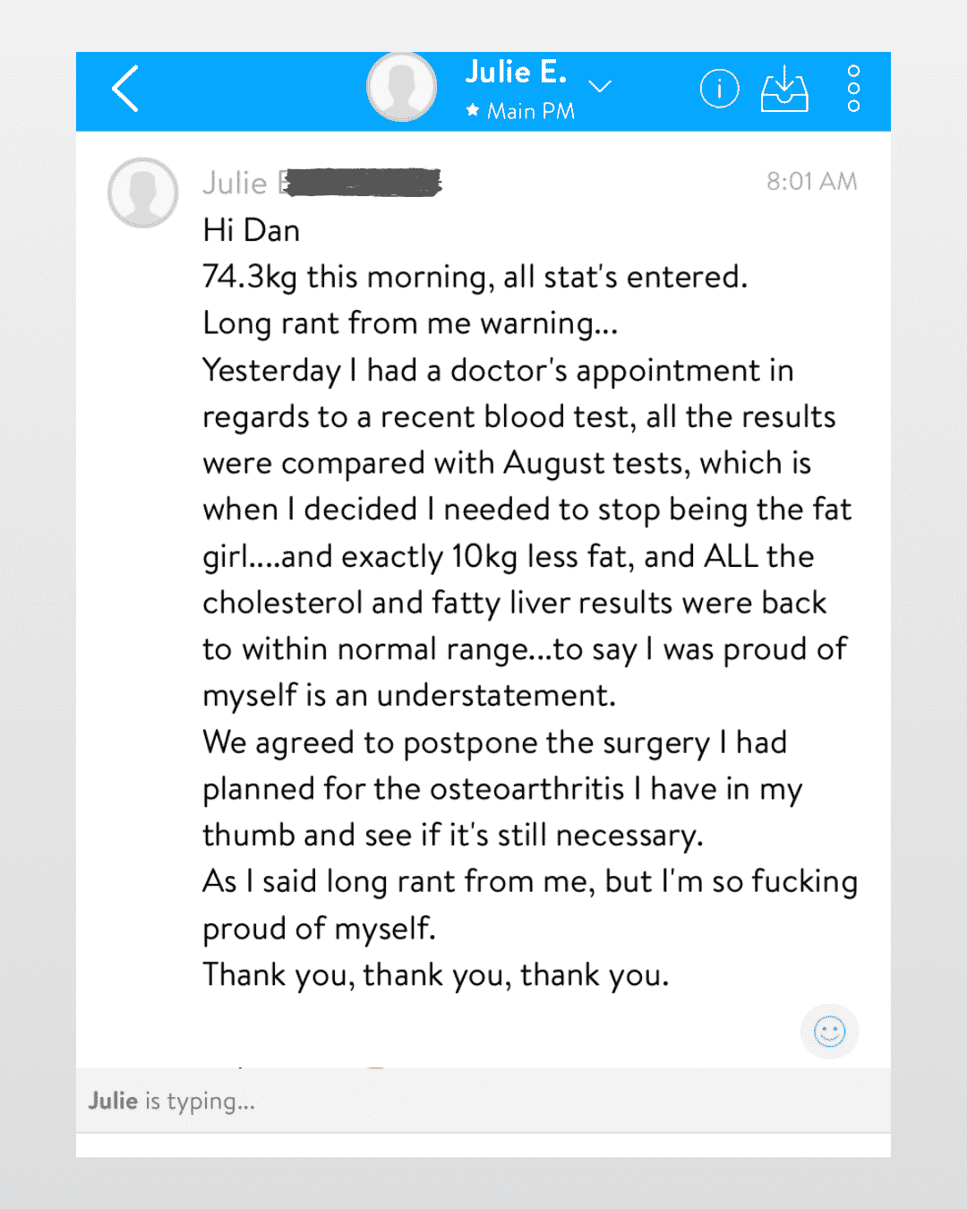 Client message 15