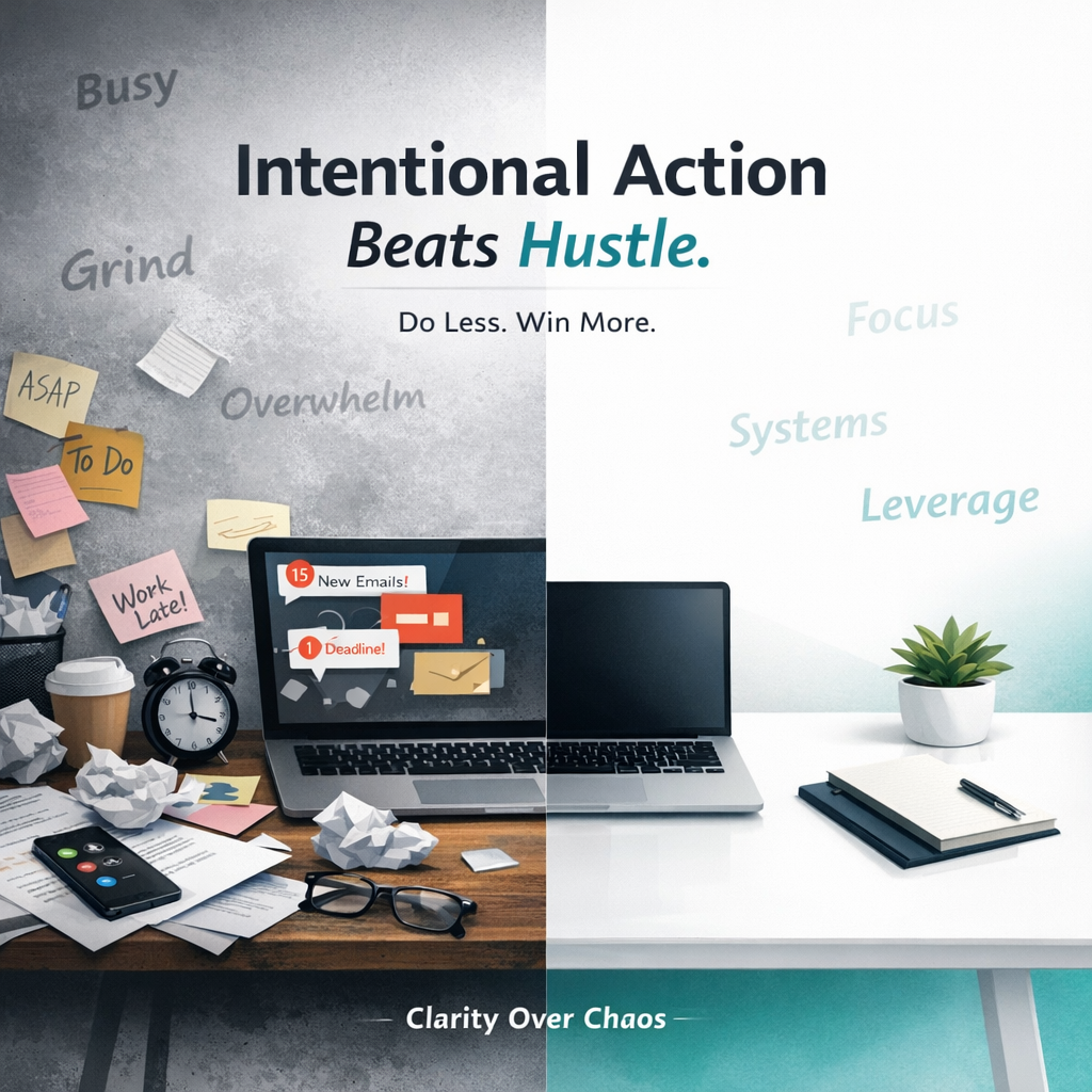 Why Intentional Action Works Better Than Hustle