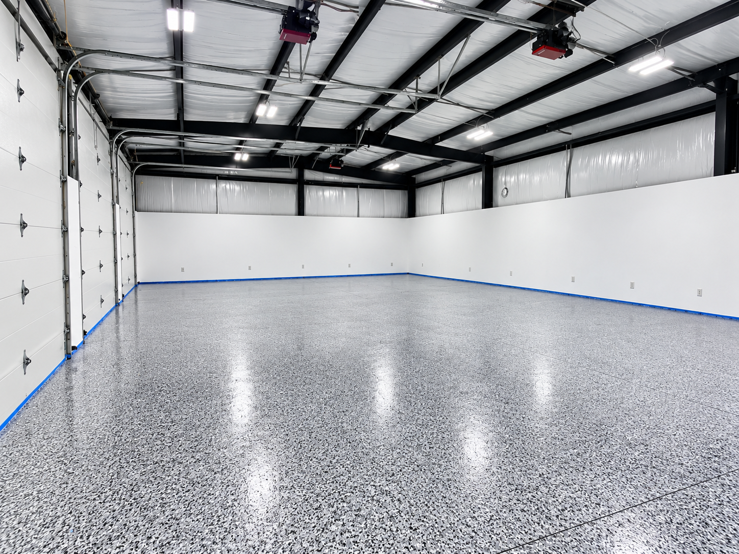Commercial Floor Transformation — after: Hand-Poured Metallic Epoxy by DFW Epoxy Finest